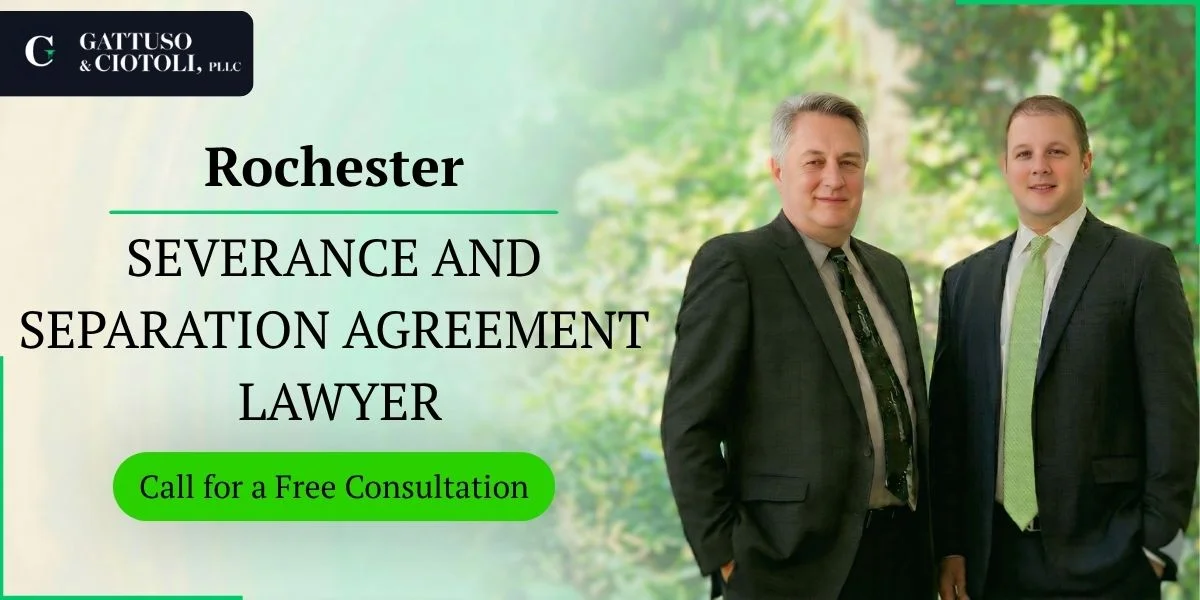 rochester severance and separation agreement lawyer