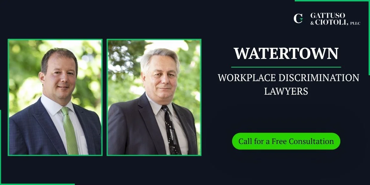 best watertown workplace discrimination lawyer
